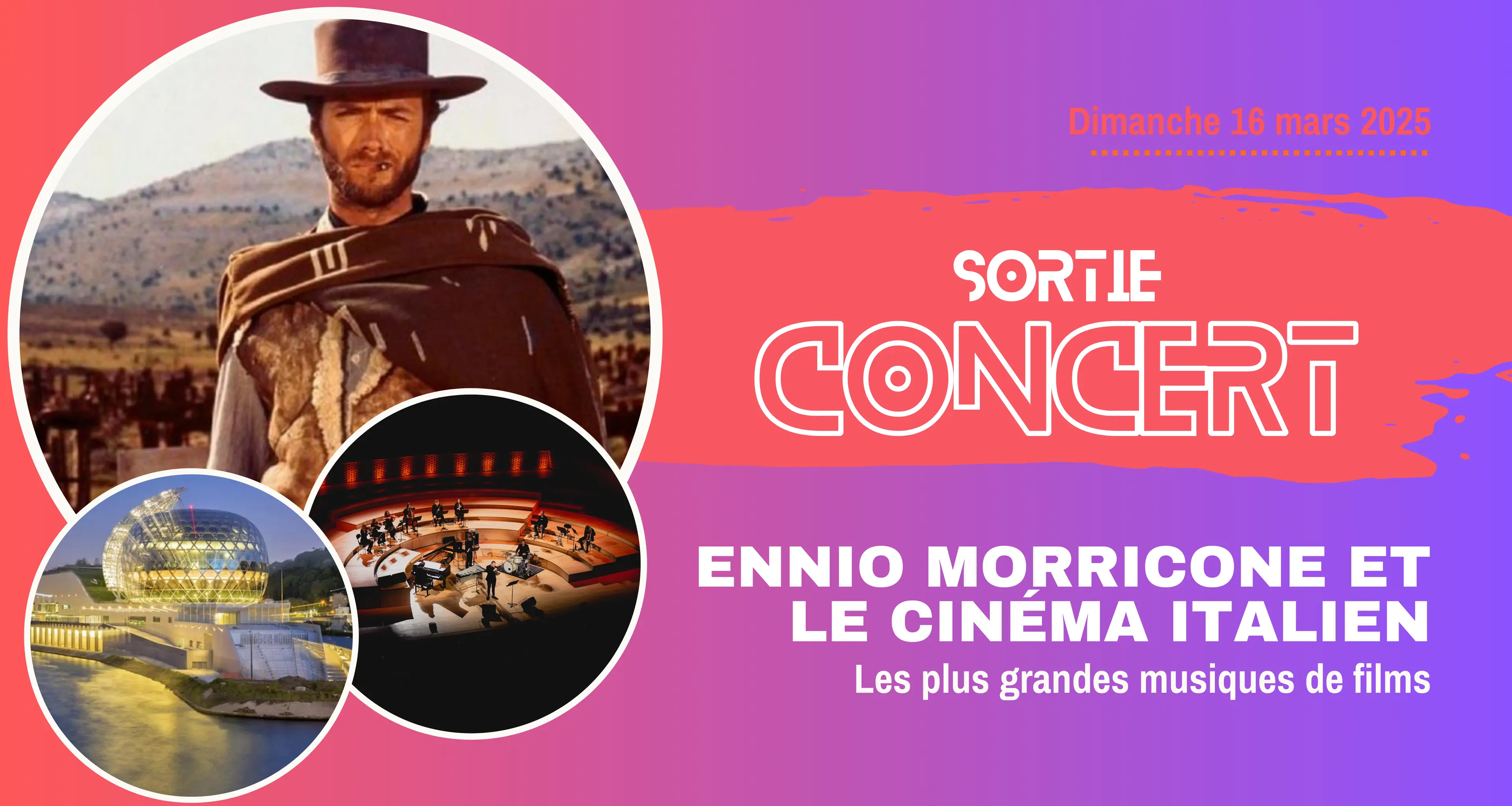 Sortie 'Ennio Morricone et le cinéma Italien'